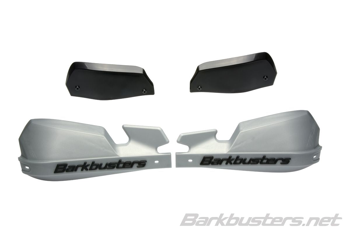Barkbusters Vps Plastic Guards Only - Silver With Deflectors In Black