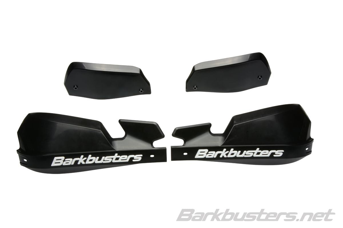Barkbusters Vps Plastic Guards Only - Black With Deflectors In Black