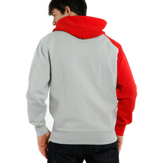 Dainese Paddock Hoodie - Glacier-Gray/Lava-Red/Black