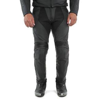 Dainese Pony 3 Perforated Leather Pants - Black