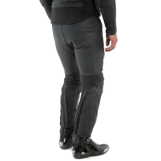 Dainese Pony 3 Perforated Leather Pants - Black