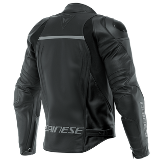 Dainese Racing 4 Leather Jacket - Black/Black