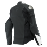 Dainese Rapida Lady Perforated Leather Jacket - Black-Matt/Black-Matt/White
