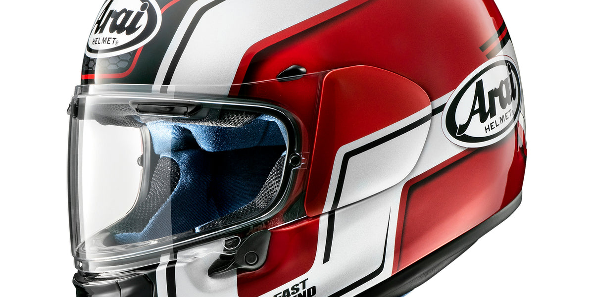 Arai profile hotsell v bend red