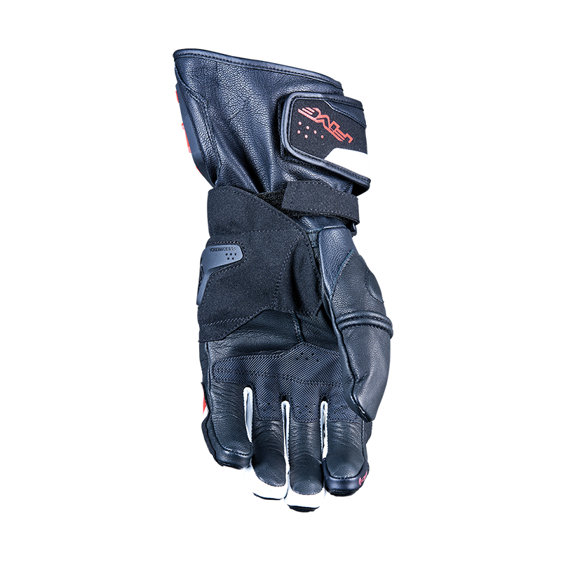 Five RFX-4 EVO Racing Gloves - Black/White/Red