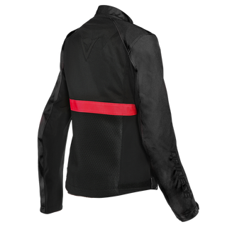 Dainese Ribelle Air Lady Tex Jacket - Black/Lava-Red