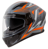 Rjays Apex III Ignite Helmet - Grey/Orange