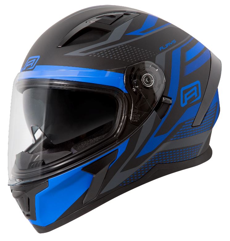 Rjays Apex III Ignite Helmet - Matt Black/Blue