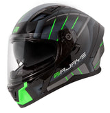 Rjays Apex III Switch Helmet - Black/Grey/Green