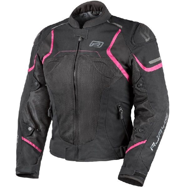 Rjays Pace Airflow Ladies Jacket - Black/Pink