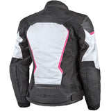 Rjays Women's Sector Textile Jacket - Black/White/Pink