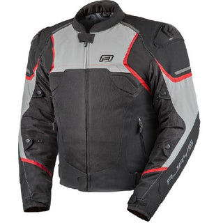 Rjays Pace Airflow Men's Textile Jacket - Black/Primer Grey