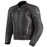 Rjays Sector Men's Textile Jacket - BLack/Grey