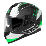 Rjays Dominator II Strike Helmet - Black/Green