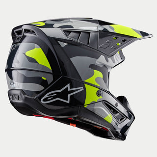 Alpinestars SM5 Rover 2 Ece 22.06 Helmet - Dark Gray Fluro Yellow Gloss