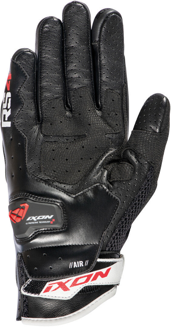 Ixon Rs4 Air Gloves - Black/Red/White