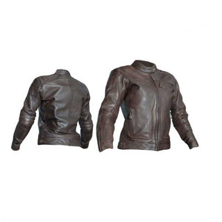 RST Roadstar 2 Ladies CE Leather Jacket - Brown - MotoHeaven