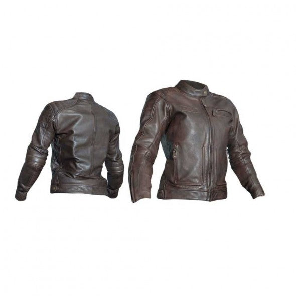 RST Roadstar 2 Ladies CE Leather Jacket - Brown - MotoHeaven