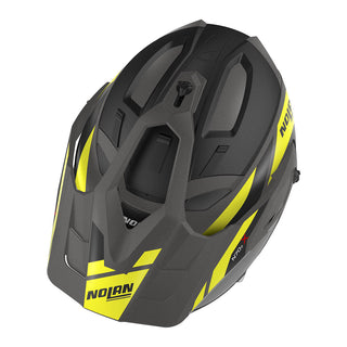 Nolan N702 X Grandes Alpes 23 Helmet - Flat Grey/Black/Yellow - MotoHeaven