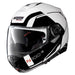 Nolan N100-5 Consistency N-Com19 Helmet - White/Black - MotoHeaven