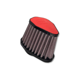 DNA HEXAGONAL RED LEATHER TOP SINGLE 44 MM ID 86 MM L 101X76 MM OD POD Filter