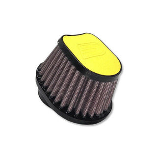 DNA SPECIAL OVAL YELLOW LEATHER TOP SET OF 4 38 MM ID 87 MM L 100X75 MM OD POD Filter