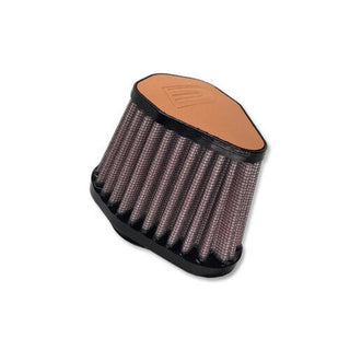 DNA HEXAGONAL LIGHT BROWN LEATHER TOP SET OF 4 51 MM ID 86 MM L 101X76 MM OD POD Filter