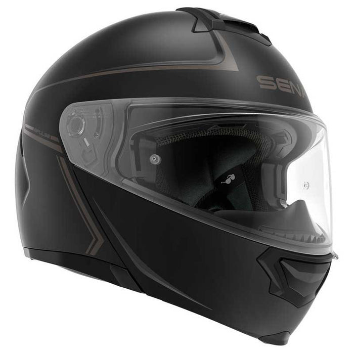 Sena Impulse Modular Smart Helmet With Mesh Intercom - Matt Black