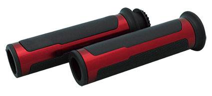 Tarmac Grips Series 030 With Throttle Tube - Red