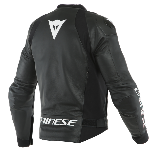 Dainese Sport Pro Leather Jacket - Black/White