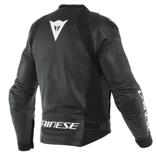 Dainese Sport Pro Leather Jacket - Black/White