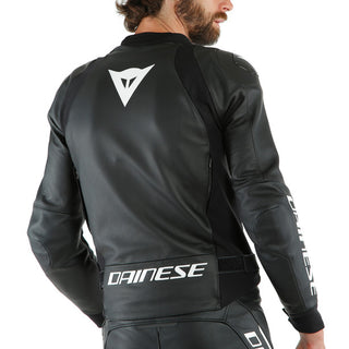 Dainese Sport Pro Leather Jacket - Black/White