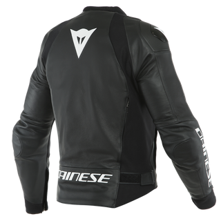 Dainese Sport Pro Perforated Leather Jacket - Black/White