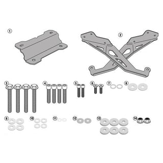 Givi Top Rack MT09 '15> +M7/M6M