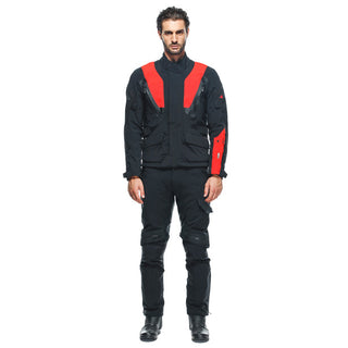 Dainese Stelvio D-Air D-Dry Xt Jacket - Black/Lava-Red