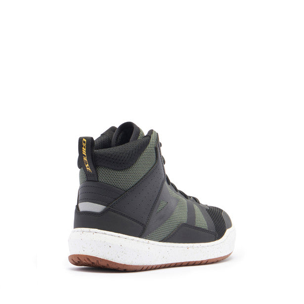 Dainese Suburb Air Shoes - Black/White/Army-Green