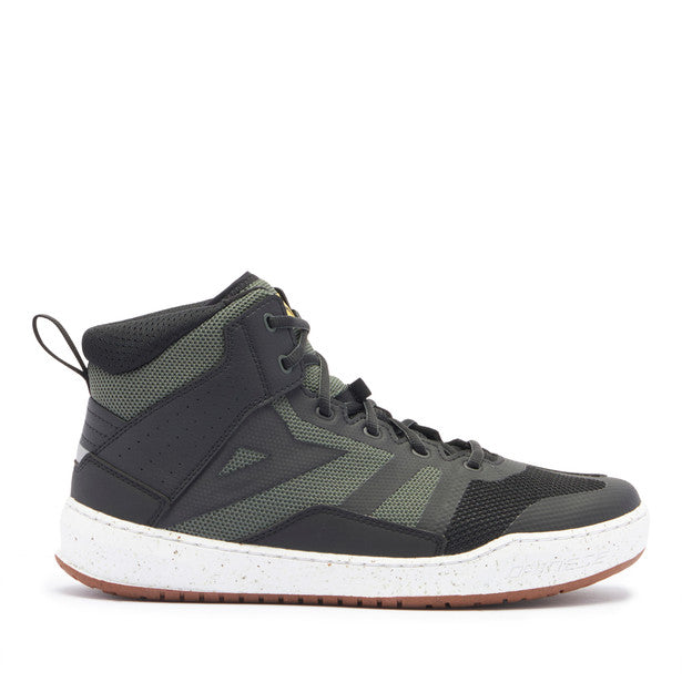 Dainese Suburb Air Shoes - Black/White/Army-Green