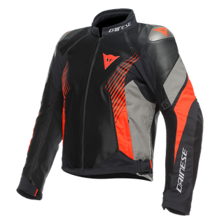 Dainese Super Rider 2 Ab-Shell Jacket - Black/Dark-Gull-Gray/Fluo-Red