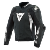 Dainese Super Speed 4 Leather Jacket - Black/Matt White