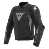 Dainese Super Speed 4 Perorated Leather Jacket - Black-Matt/Charcoal-Grey