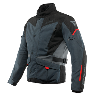 Dainese Tempest 3 D-Dry Jacket - Ebony/Black/Lava-Red