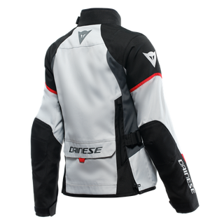 Dainese Tempest 3 Lady D-Dry Jacket - Glacier-Gray/Black/Lava-Red