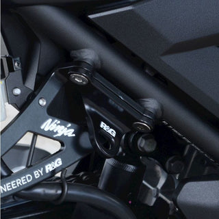 R&G Tie-Down Hooks For Kawasaki Ninja 400 '18-/Ninja 250 '18 - Pair - Black