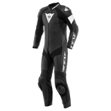 Dainese Tosa 1PC Perforated Leather Suit - Black/Black/White