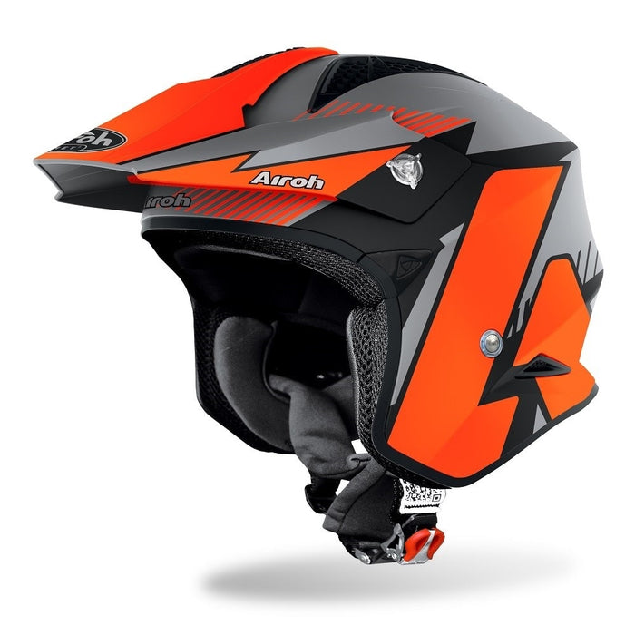 Airoh TRR-S Trial Pure Helmet - Orange Matt
