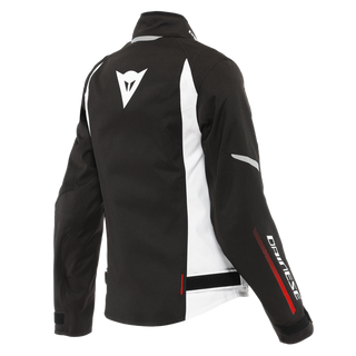 Dainese Veloce Lady D-Dry Jacket - Black/White/Lava-Red