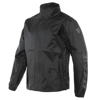 Dainese Vr46 Rain Jacket - Black/Fluo-Yellow