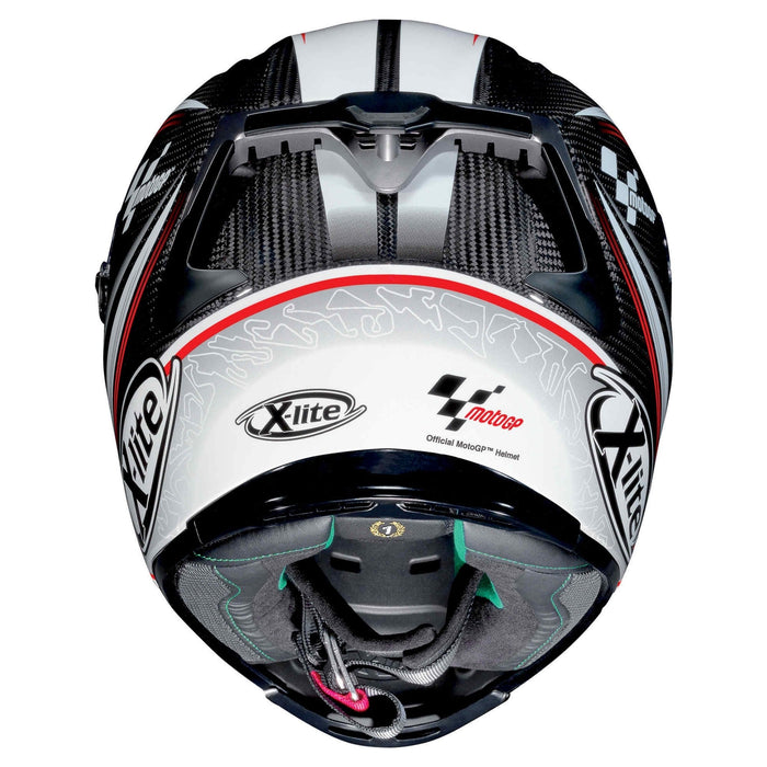 X-Lite Helmet X-803 Ultra Carbon MotoGP Carbon/White/Red - MotoHeaven